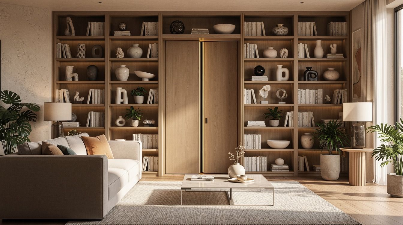 11 Hidden Door Ideas for the Living Room That Hide Clutter Fast