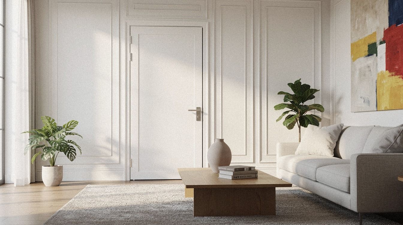 Easy Hidden Garage & Utility Door Ideas for a Tidy Wall