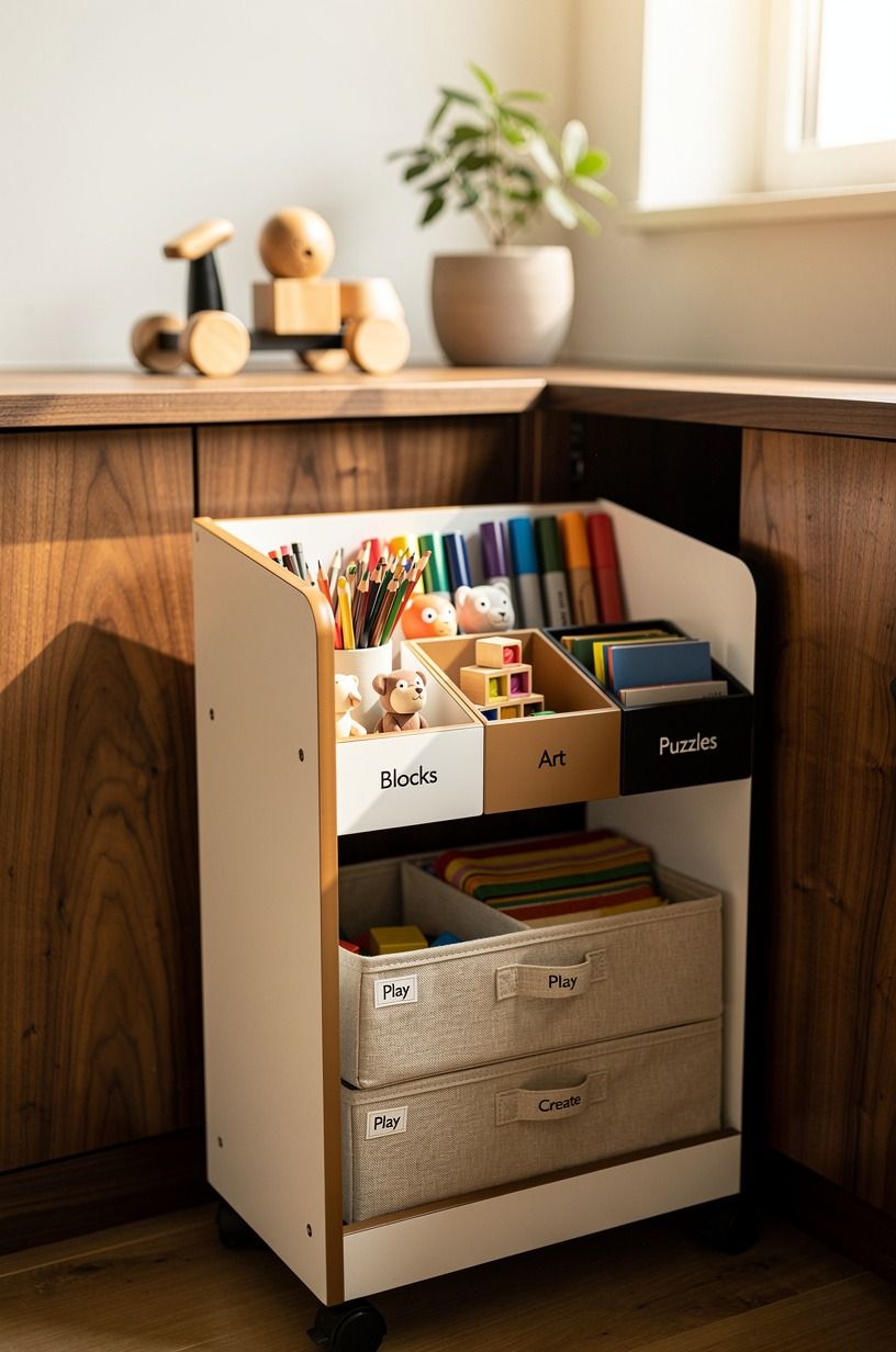 Will a Rolling Cart Keep Your Supplies From Spreading?