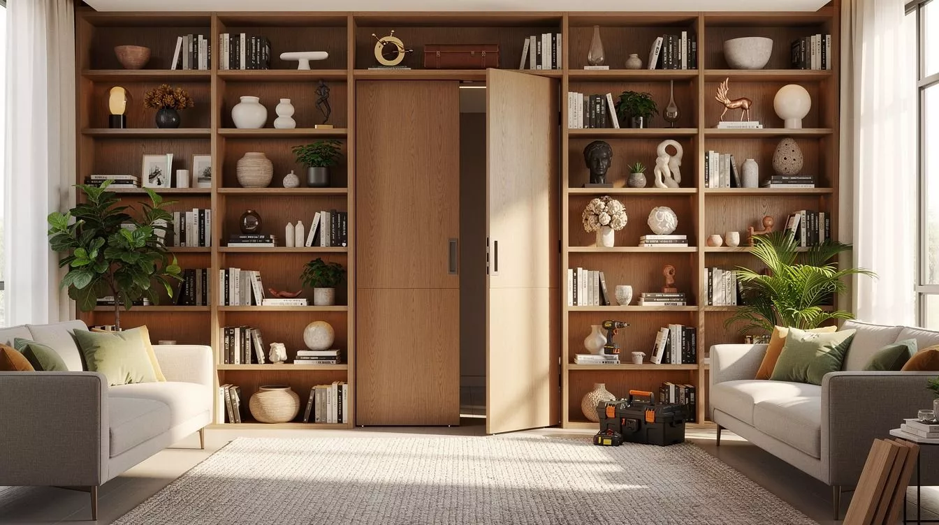 Easy DIY Hidden Door Build for a Detail Room Look