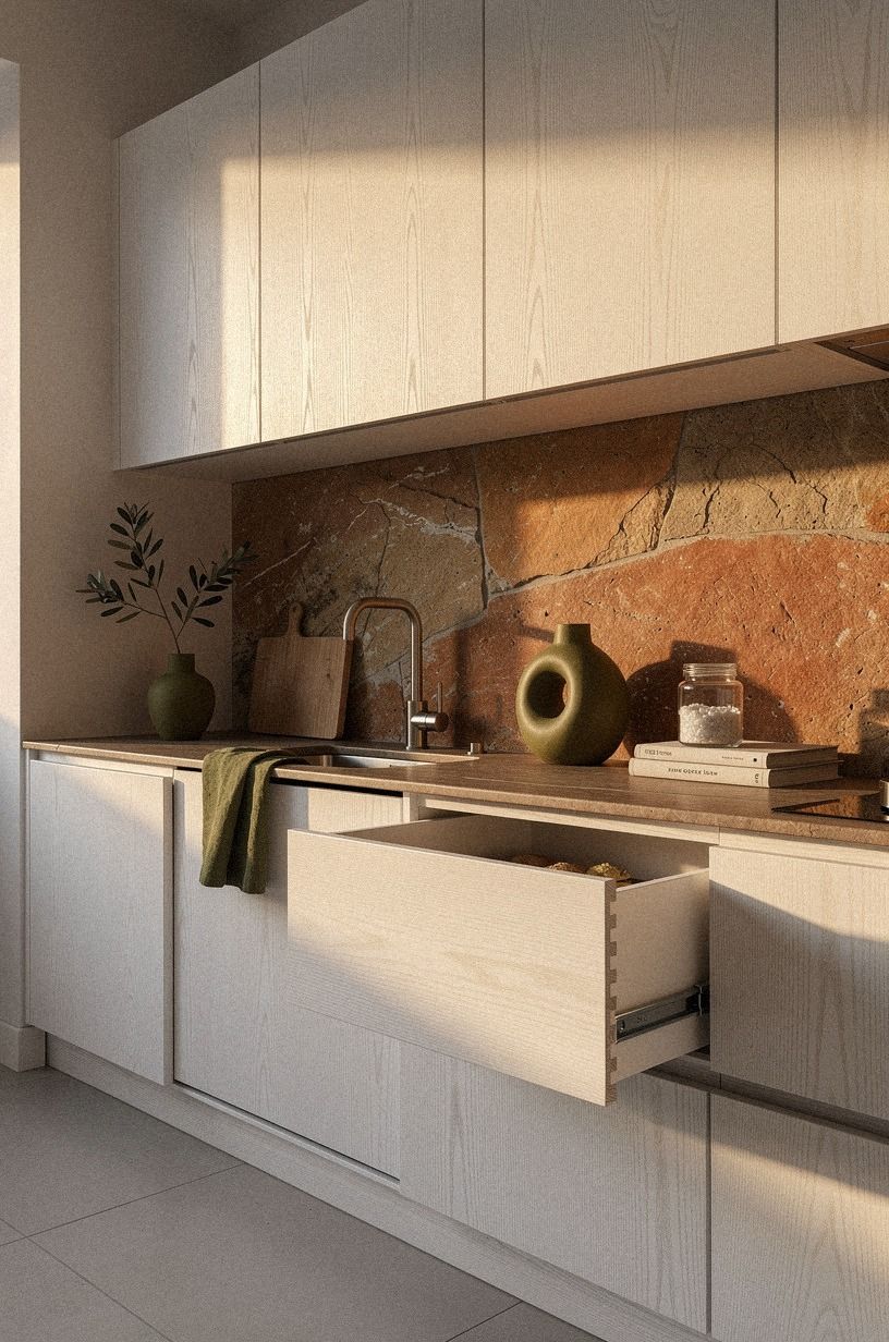 What if your cabinet fronts match the pantry wall?