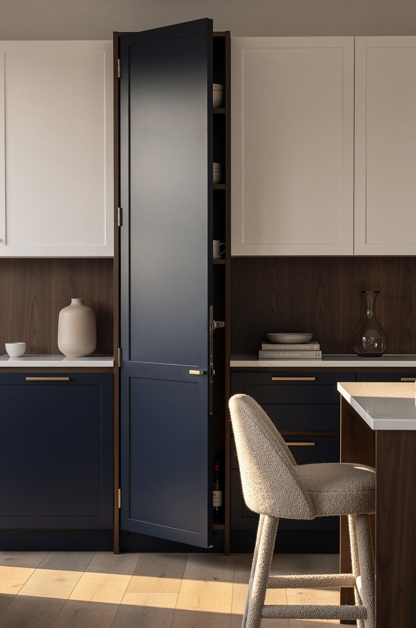 Should the hinges ever show?