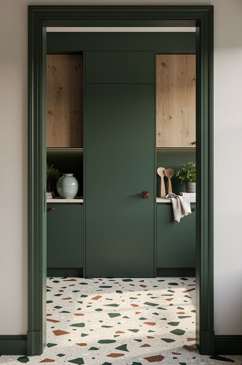 Paint the hidden pantry door like the walls