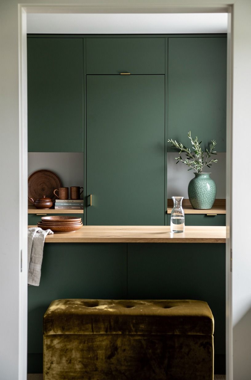 Match the surrounding cabinetry so it disappears
