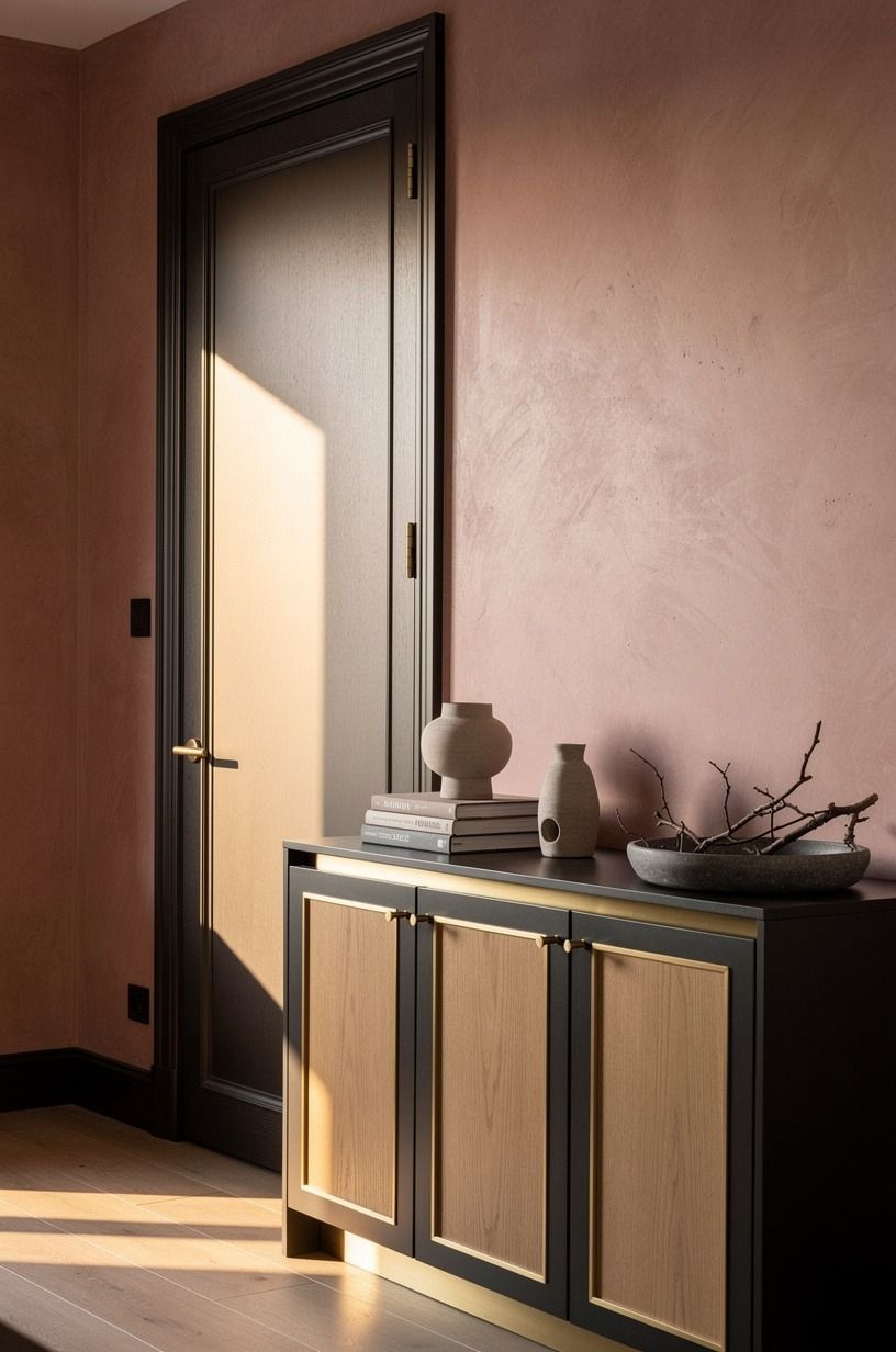 Wrap cabinet molding across the concealed opening