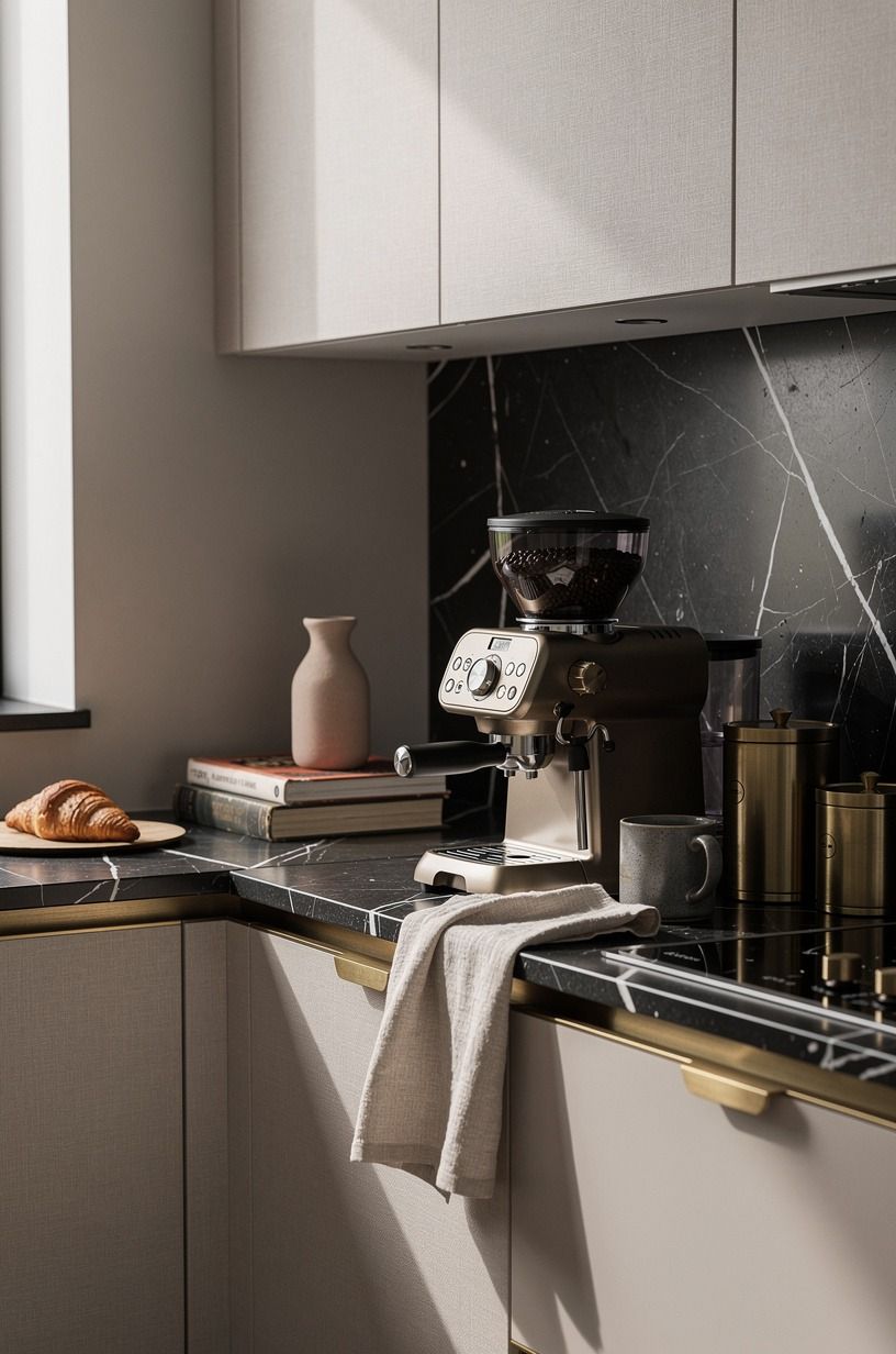 End with the coffee station you'll use twice a day