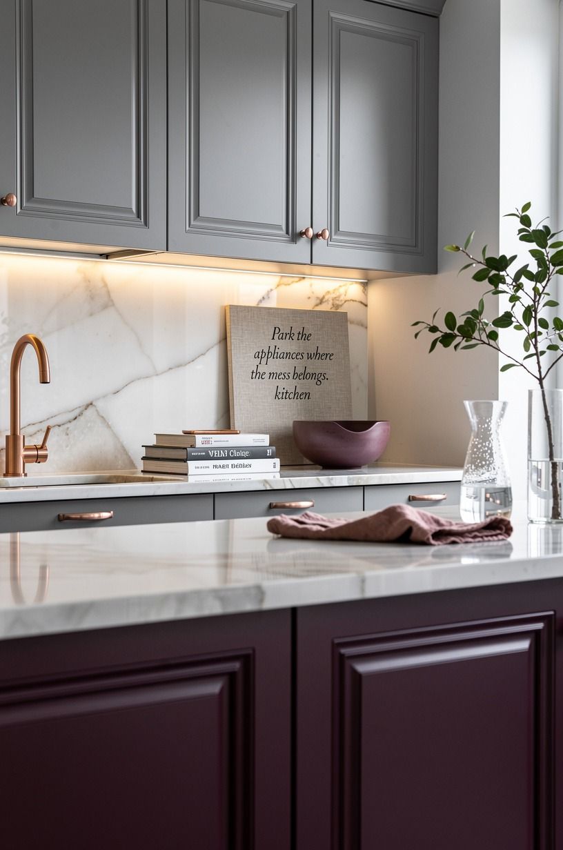 Park the appliances where the mess belongs