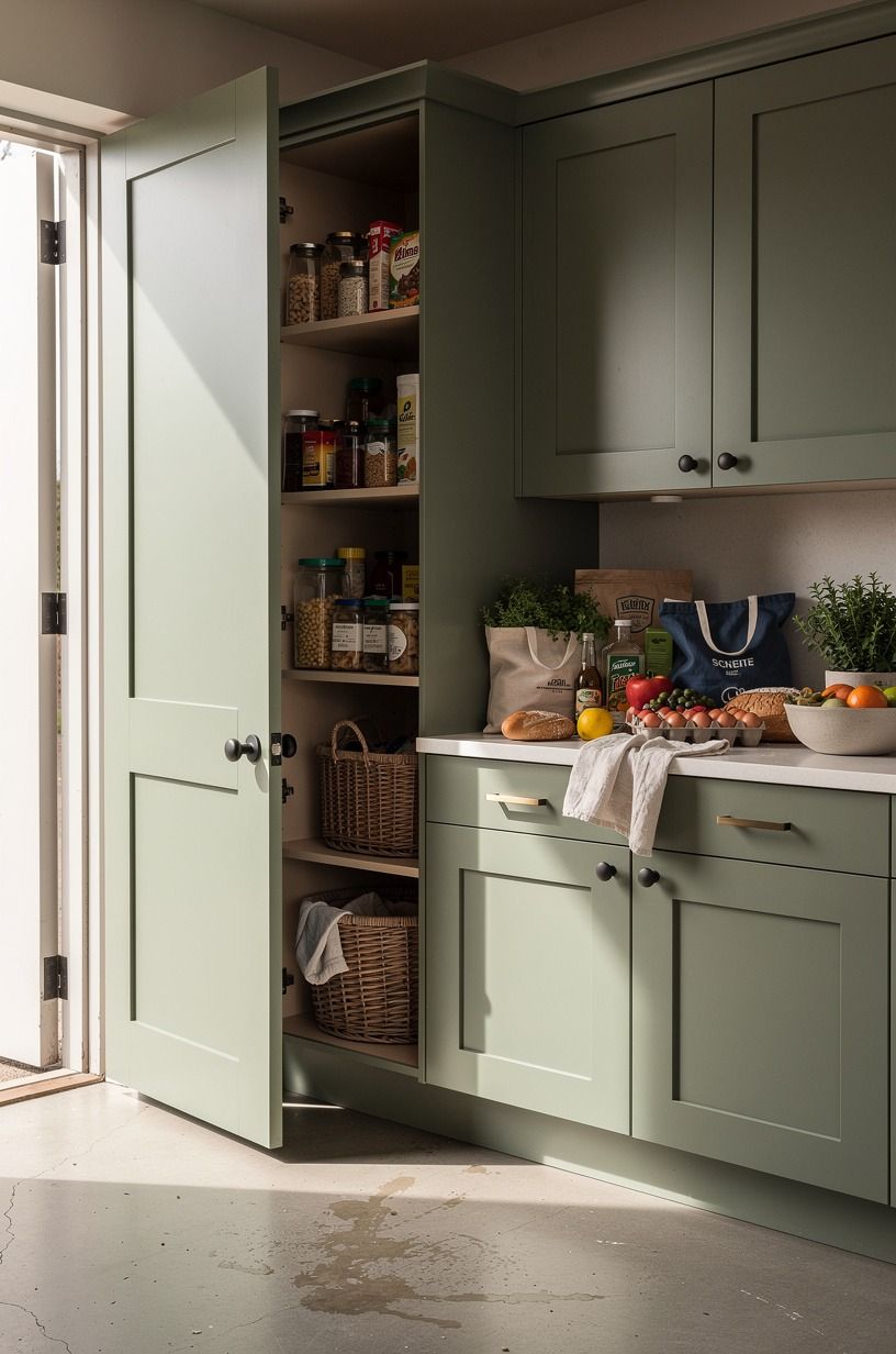 Put the pantry where your groceries land