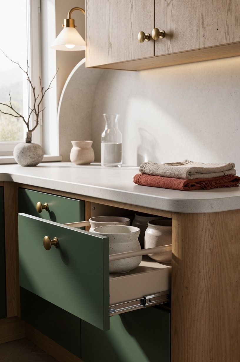 Use the 18-Inch Backsplash Gap for a Shallow Slide-Out