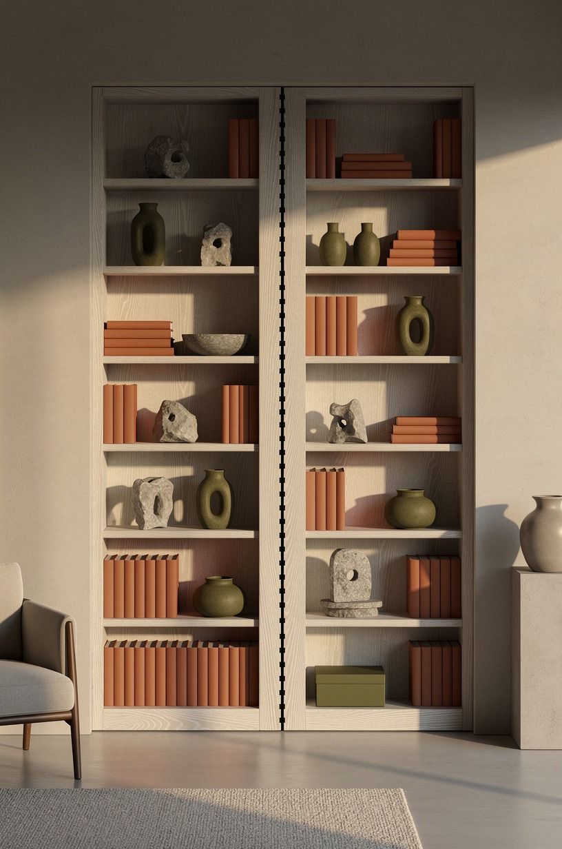 Build a floor-to-ceiling bookcase door