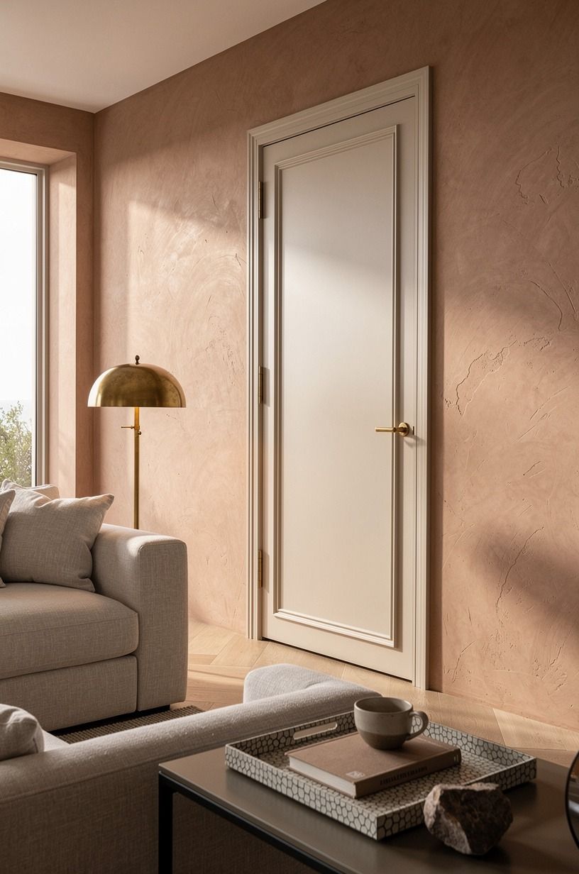 Wrap the hidden door in picture-frame molding