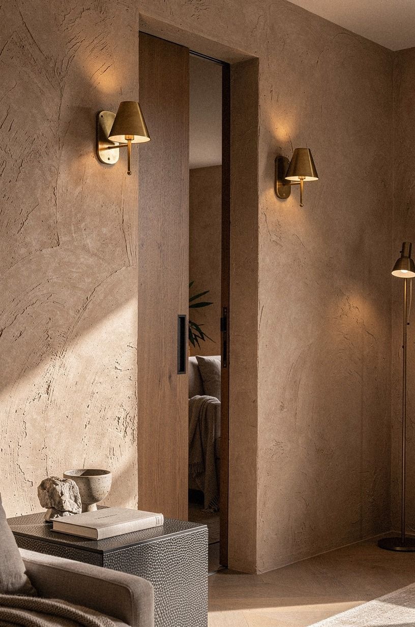 Start by matching the existing oak grain tone
