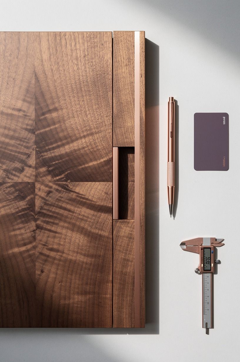 Match the handle to the wood grain