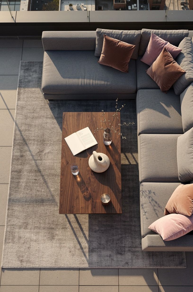 Anchor the lounge with a sectional sofa