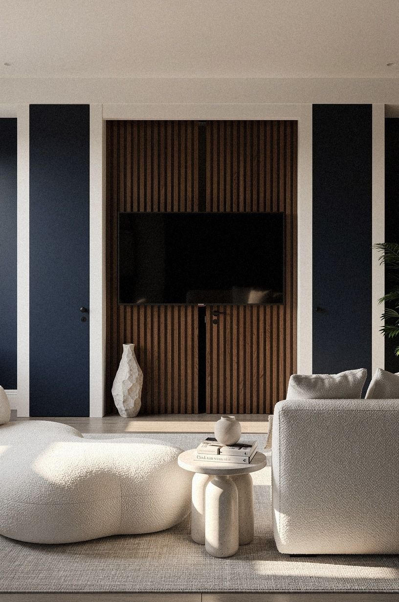 Run vertical slats across the doorway