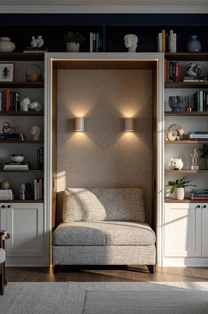 Why do sconces calm the hidden opening?