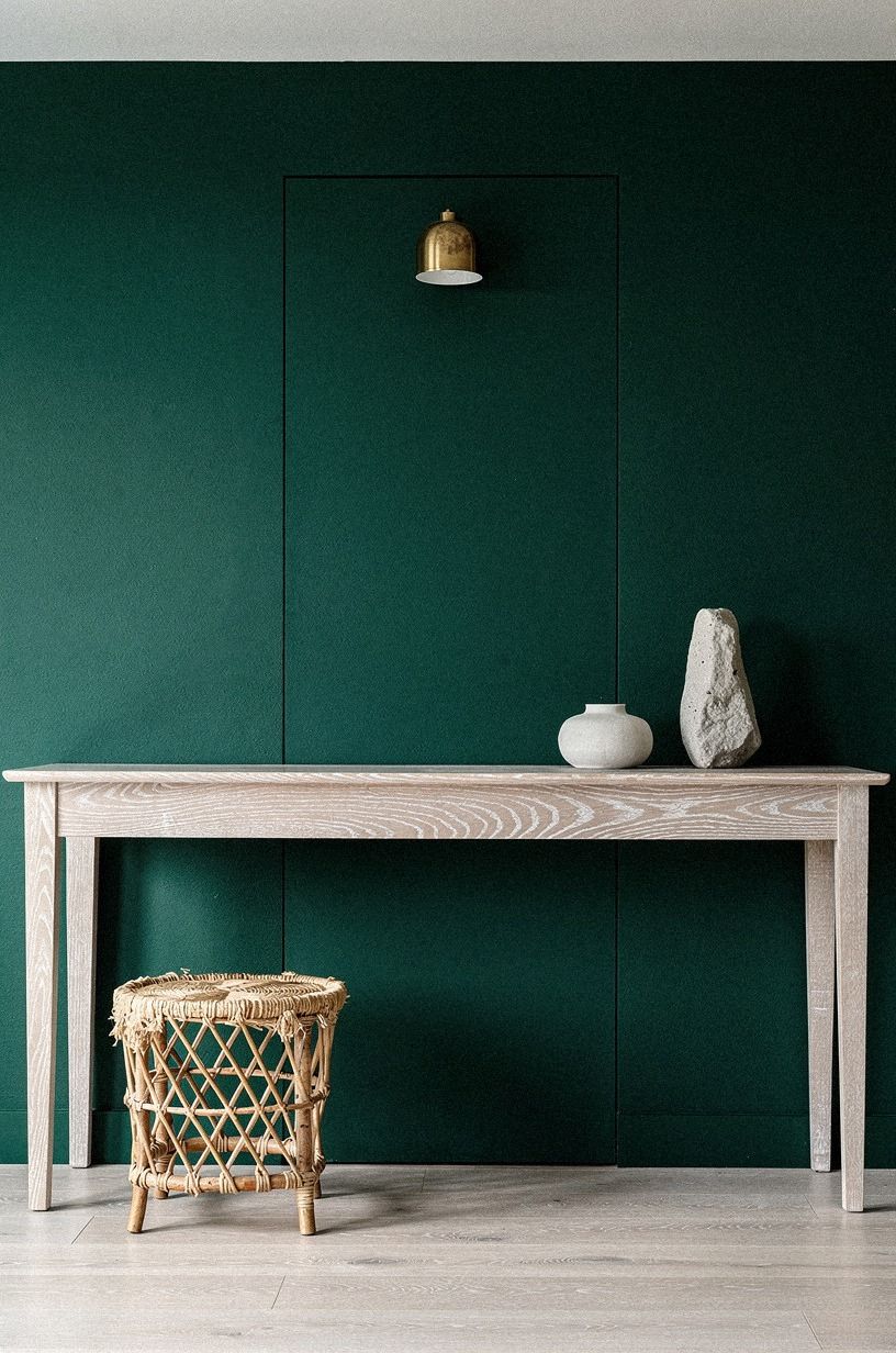 paint the slab the exact wall color