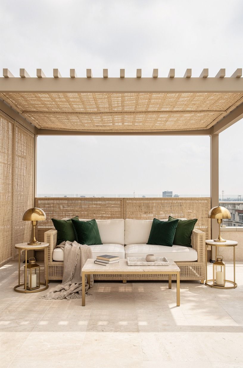 Build a pergola over the main seating