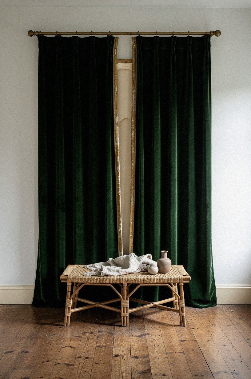 Why does art work better than trim on a busy wall?