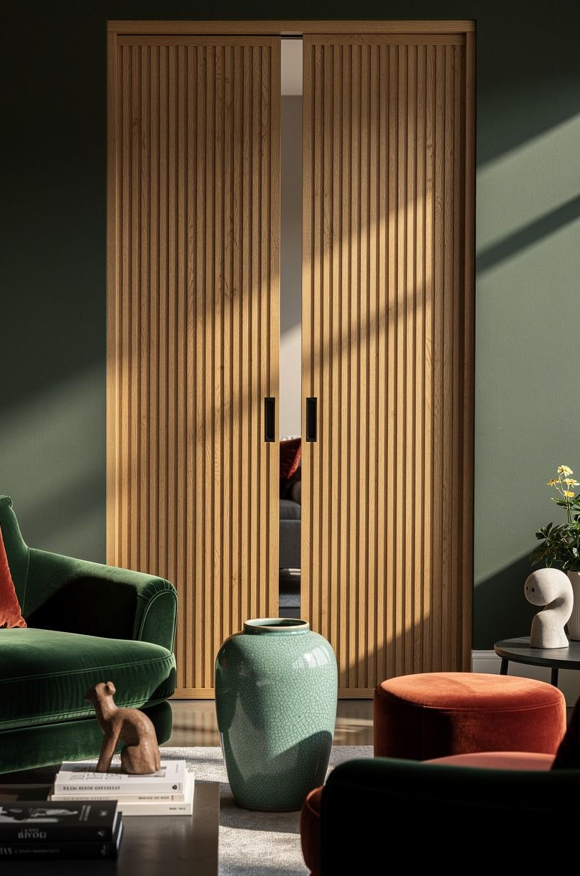 Slide a slatted wood screen over it