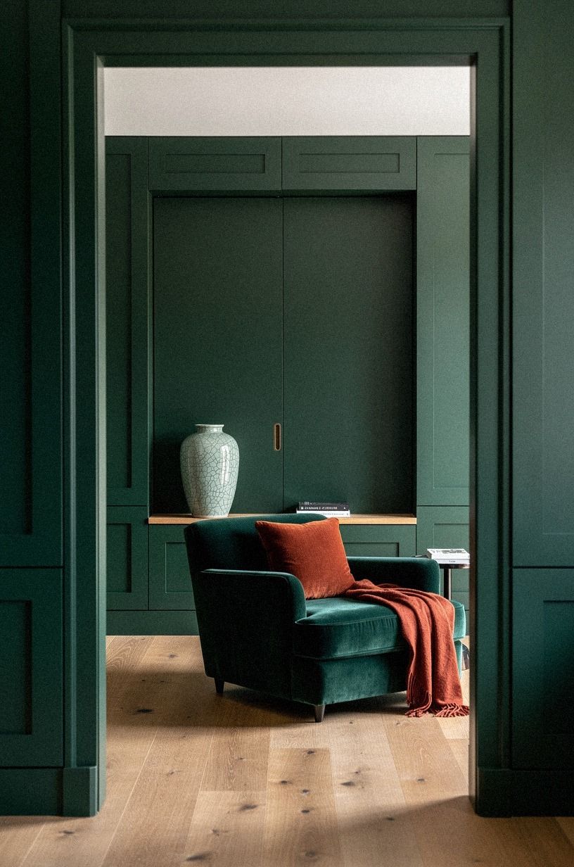 Paint the hidden slab like surrounding paneling