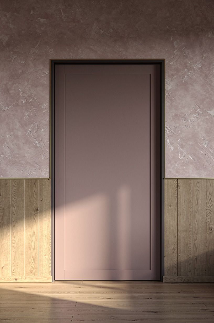 What if you paneled the wall with seamless shaker rectangles?