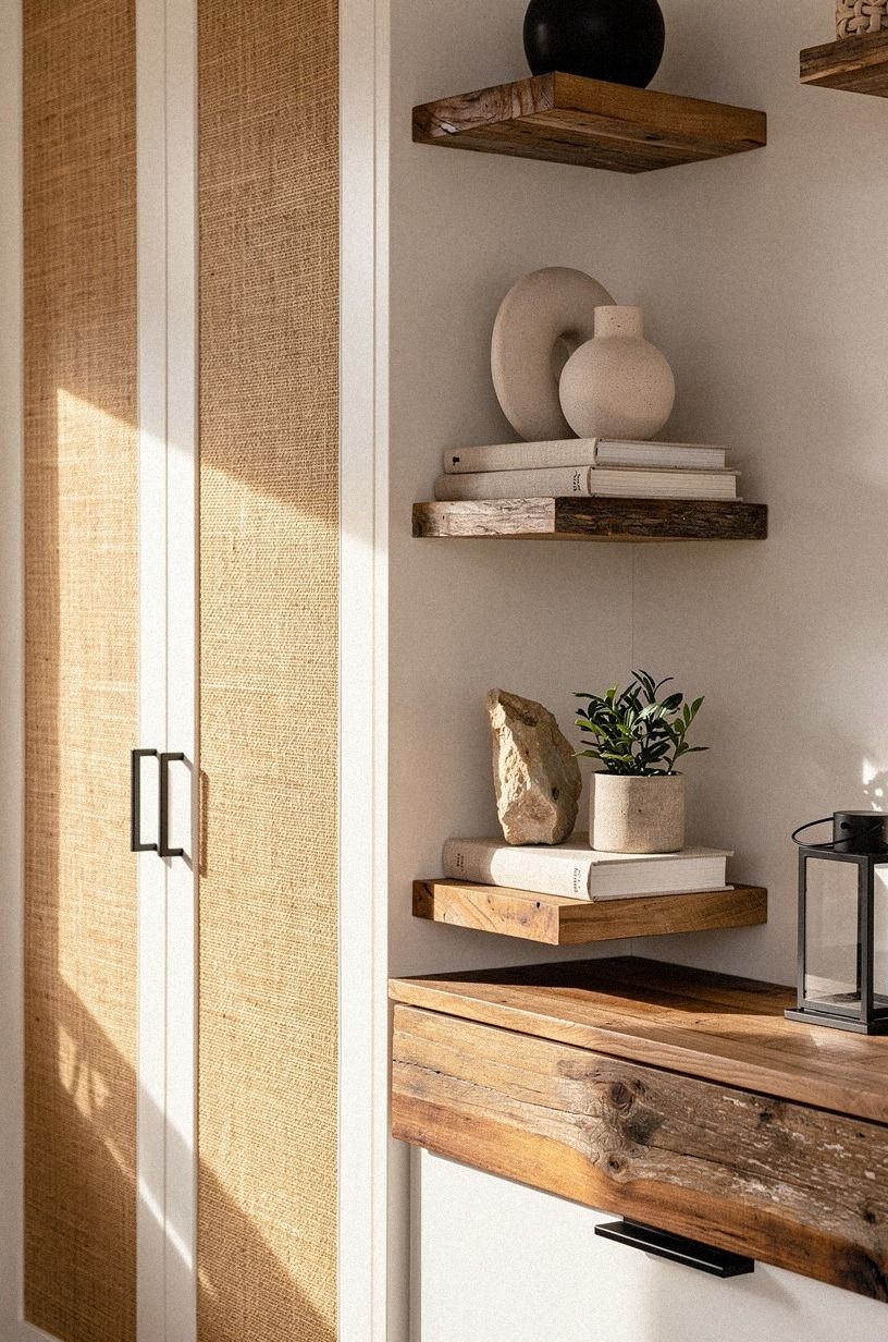 Add cane inserts to disguised cabinet doors