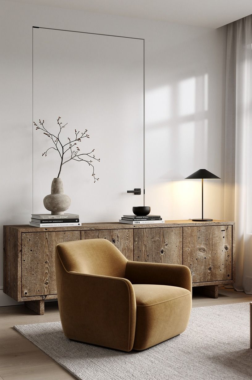 Paint the door into a lacquered accent wall