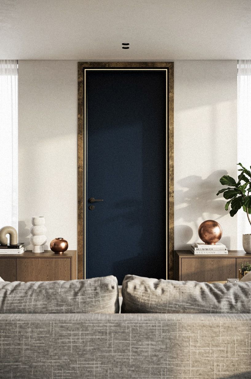 Frame the panel with shadow-gap trim