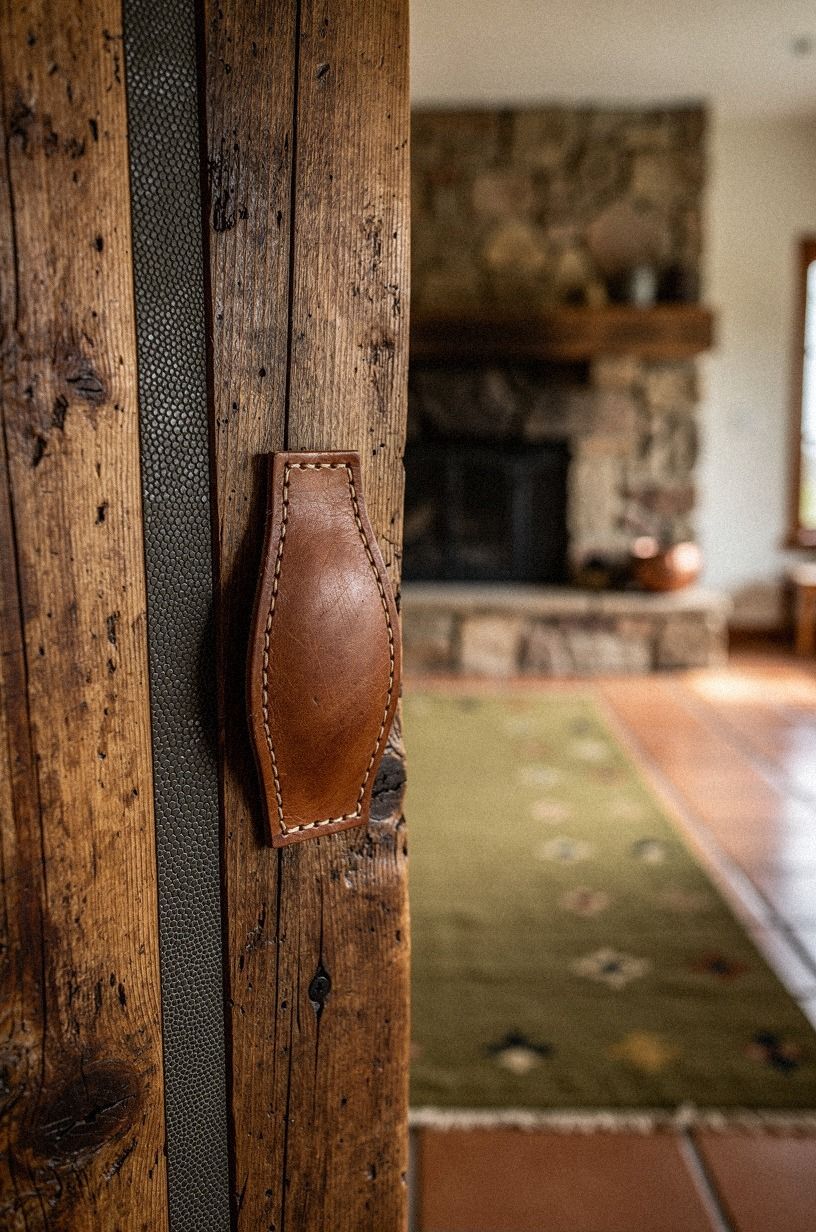 Camouflage the slab with reclaimed barn wood