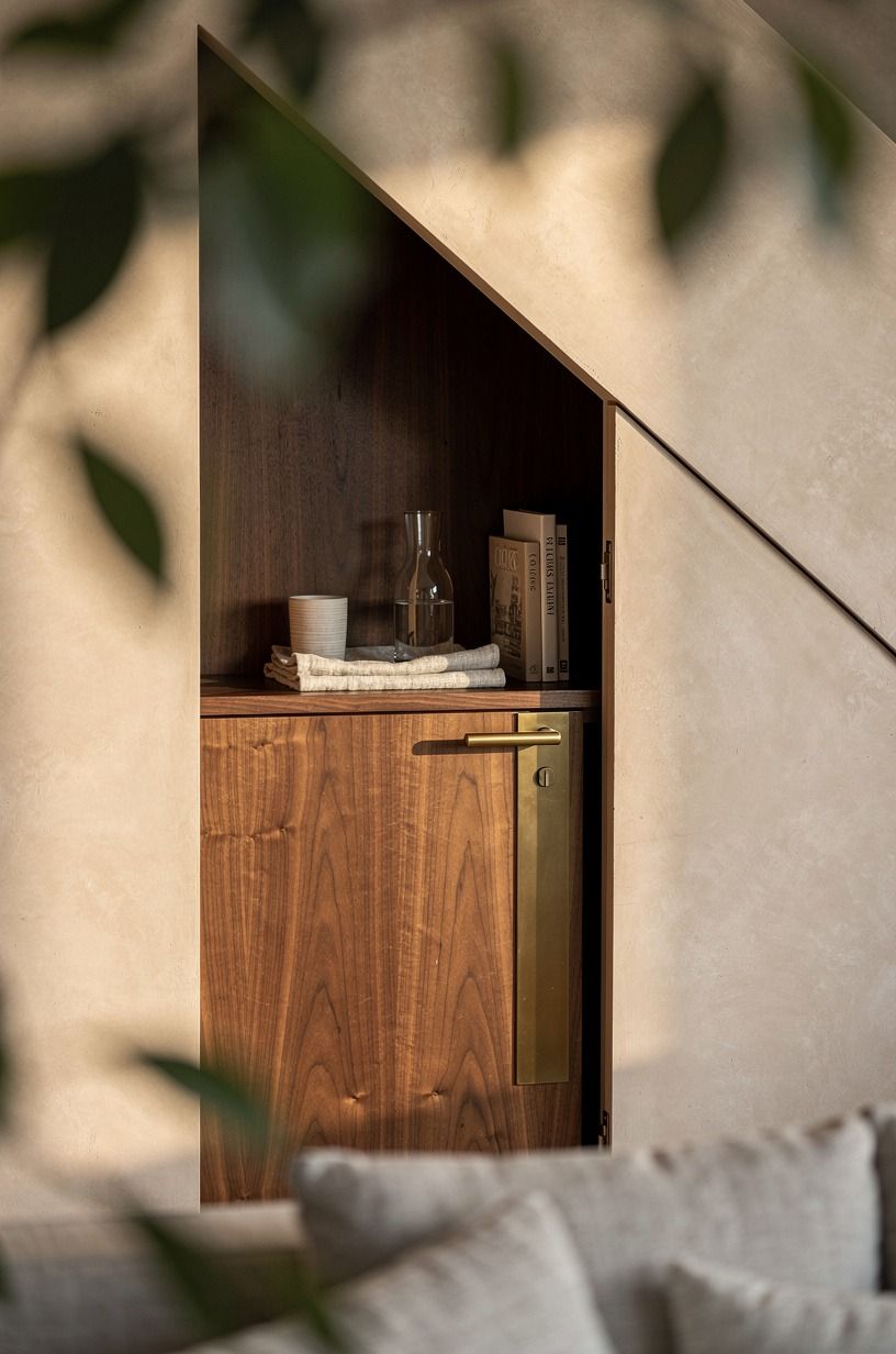 Style the reveal with a tiny bar nook