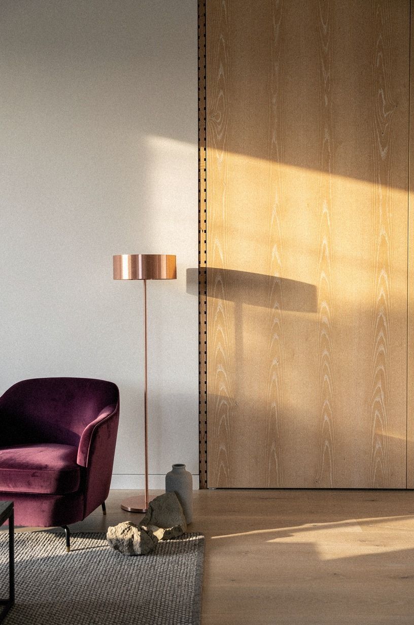 Wrap the doorway in continuous cedar planks