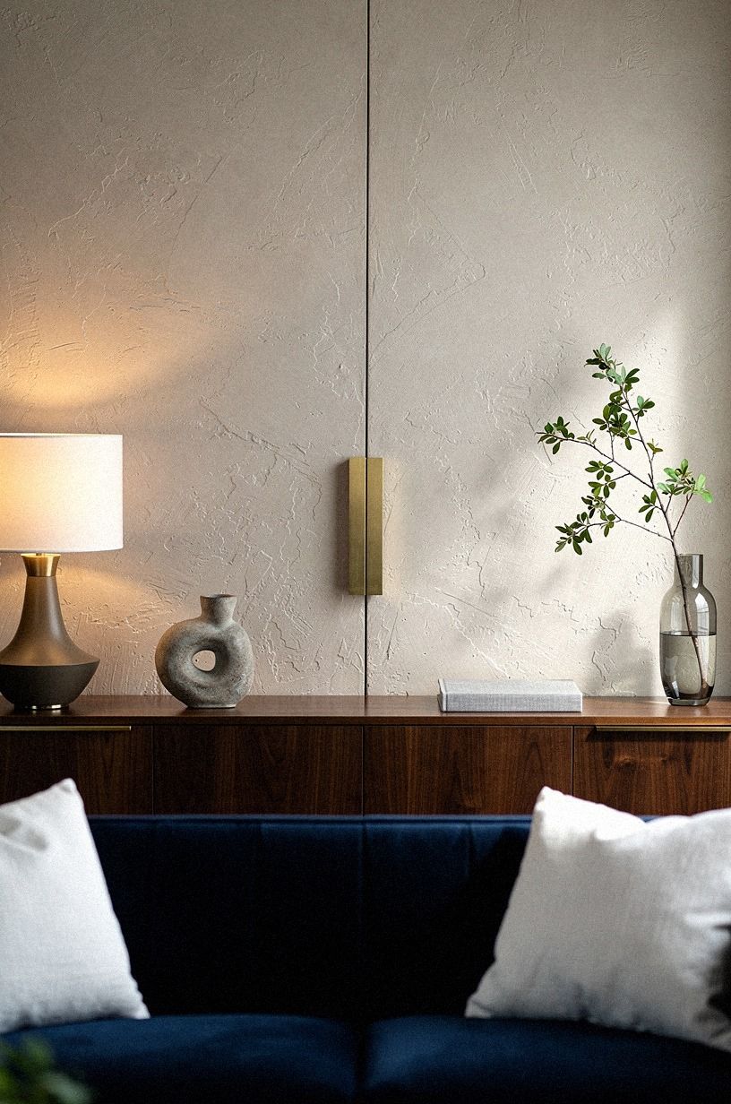 Use bronze hardware as sculptural camouflage