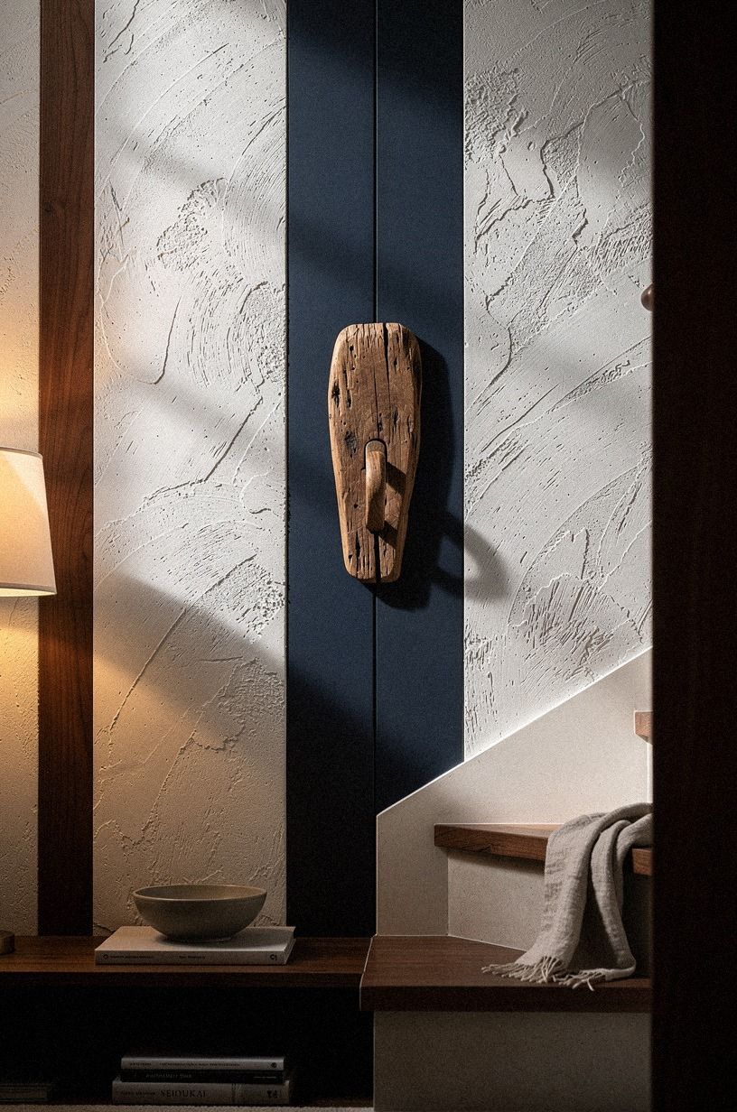 Conceal the latch inside a sculptural wall hook