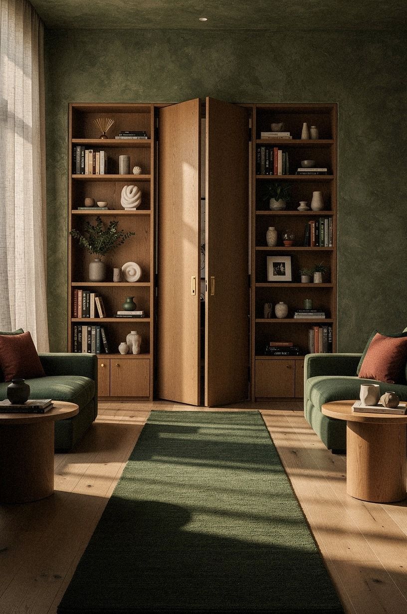 Add a narrow rug toward the detail room