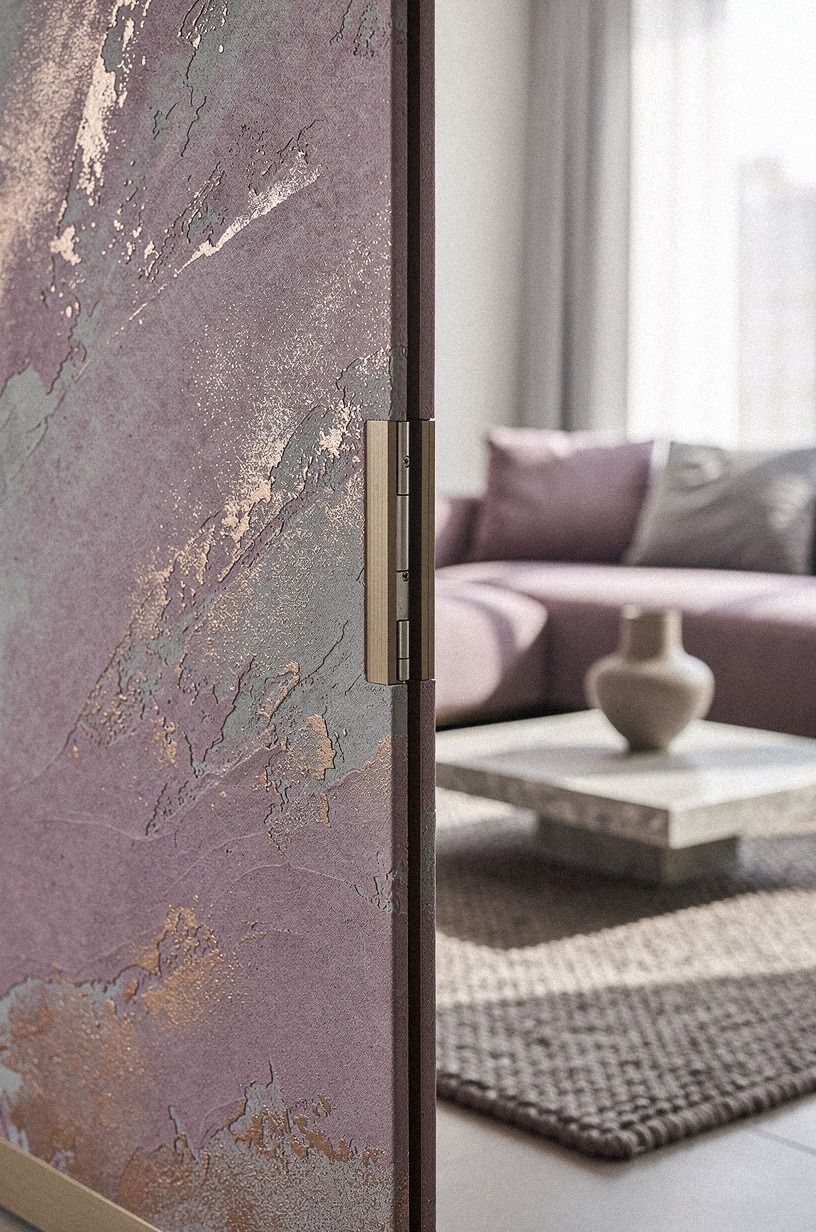 choose concealed hinges that hide inside the door