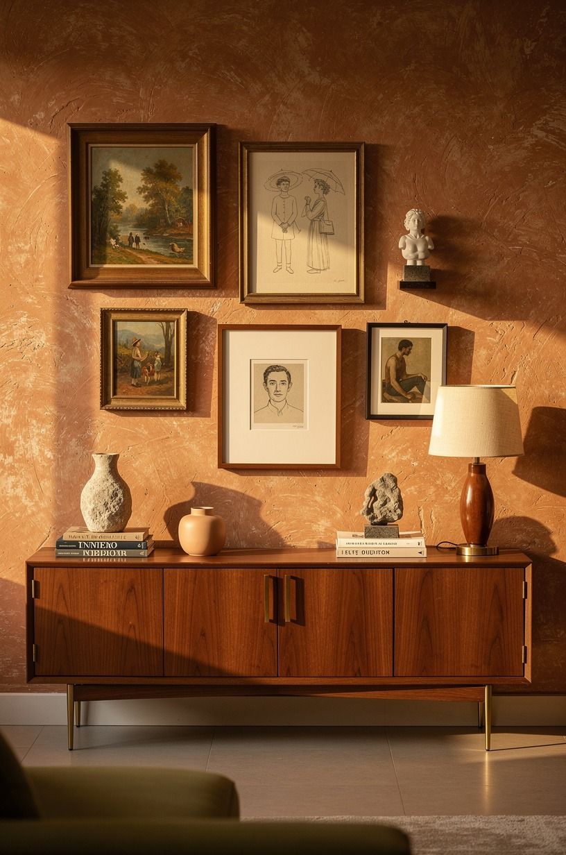 Hang art that feels collected, not themed