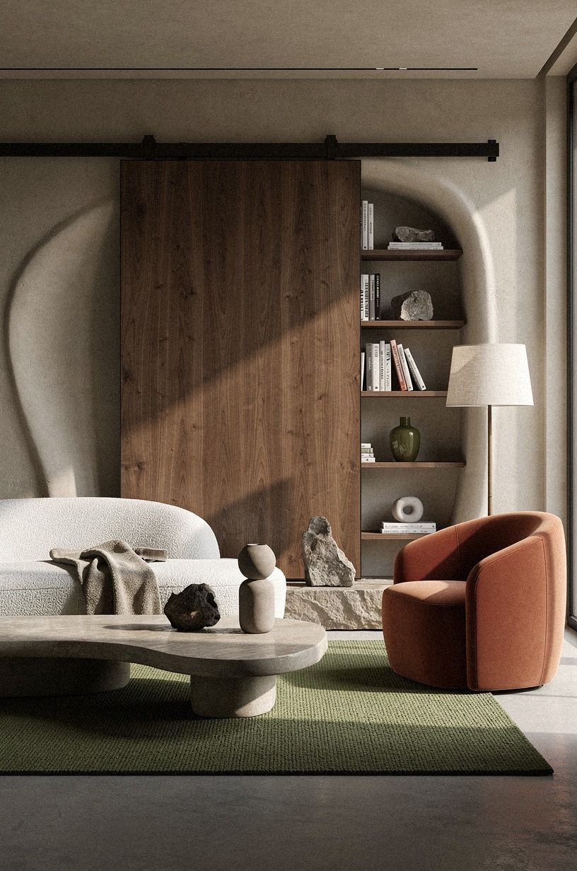 Hide It Behind a Sliding Barn-Style Panel (Without the Barn Look)