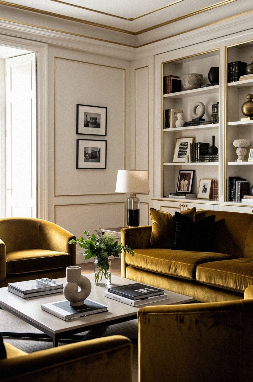 hide the seam with a continuous brass reveal