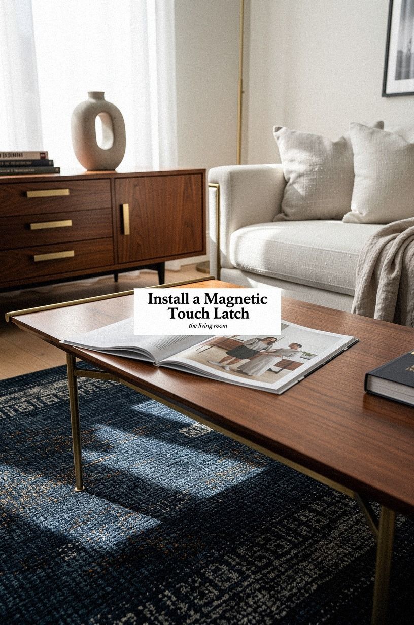 Install a Magnetic Touch Latch