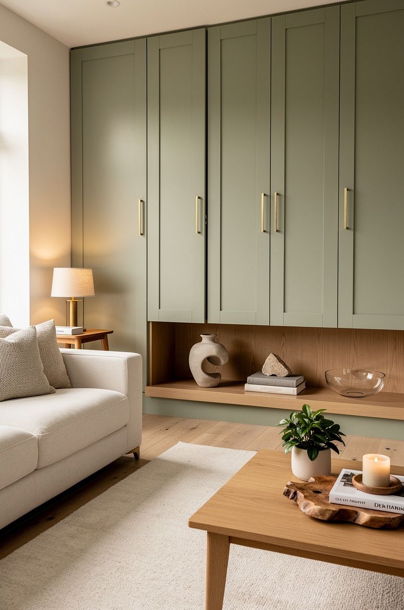 Panel an Accent Wall With Hidden Doors