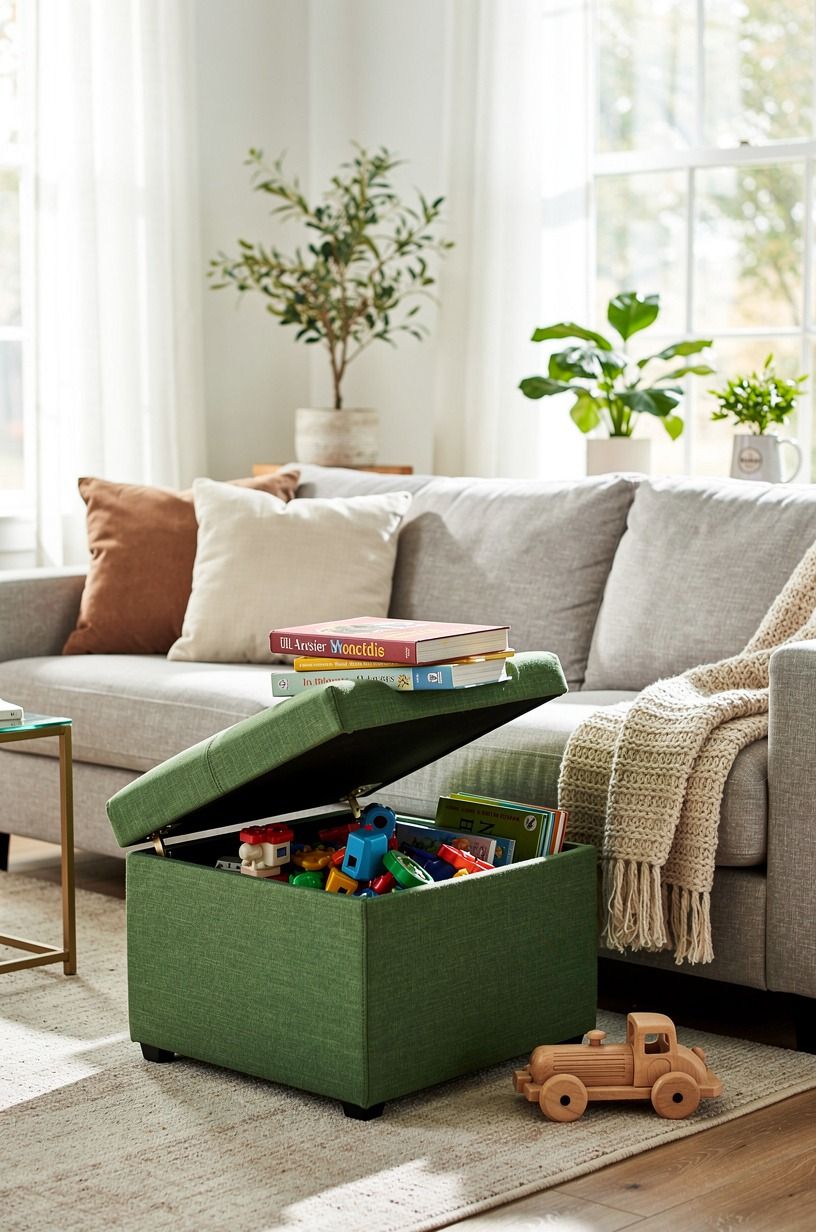 Pick a Storage Ottoman Over a Toy Box, Every Time