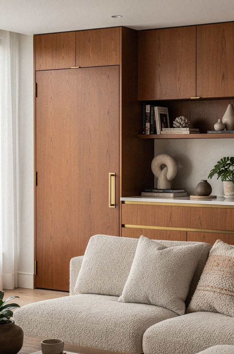 Use a Pantry Door That Matches the Cabinetry