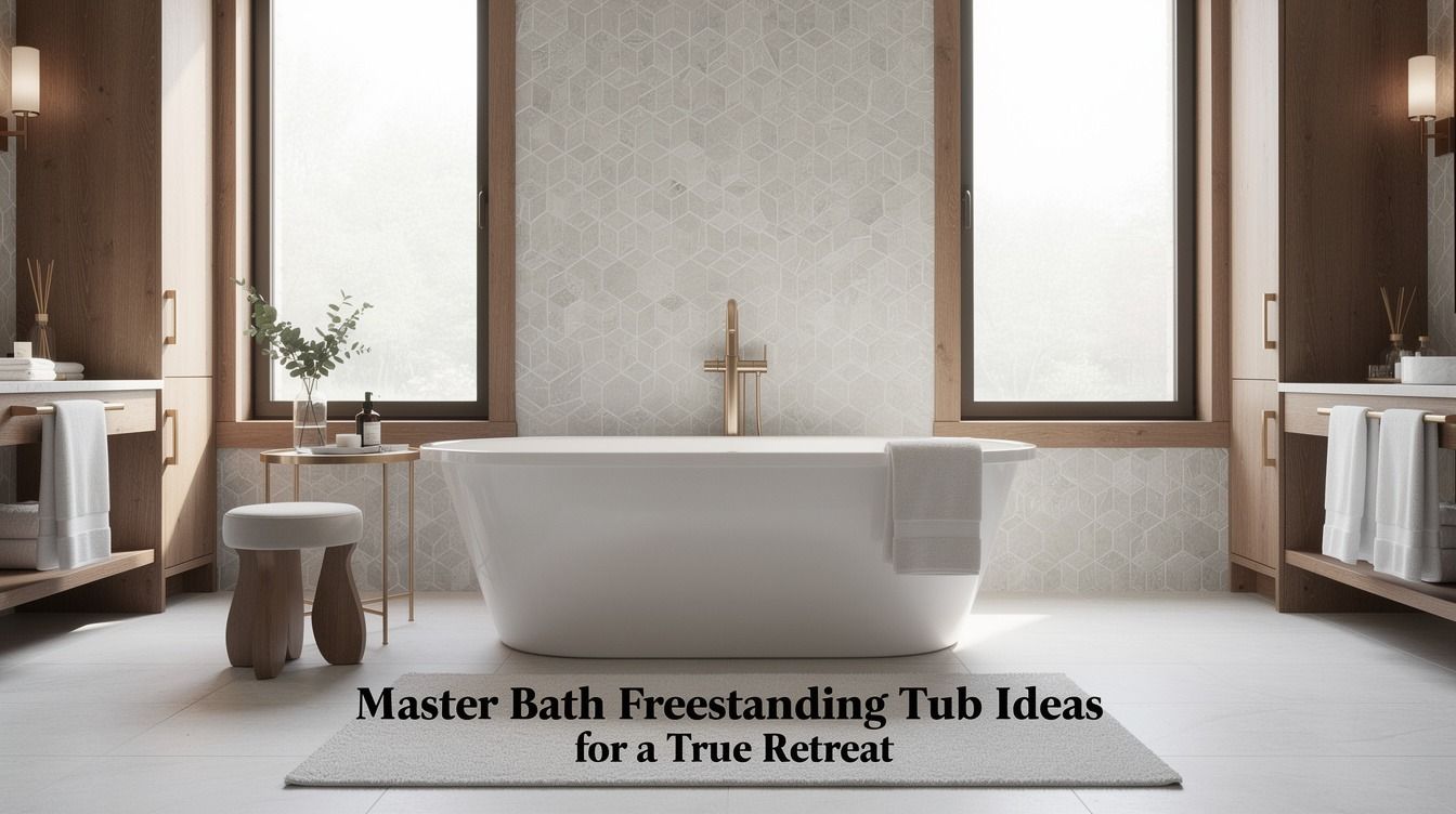 13 Master Bath Freestanding Tub Ideas for a True Retreat Without Renovating