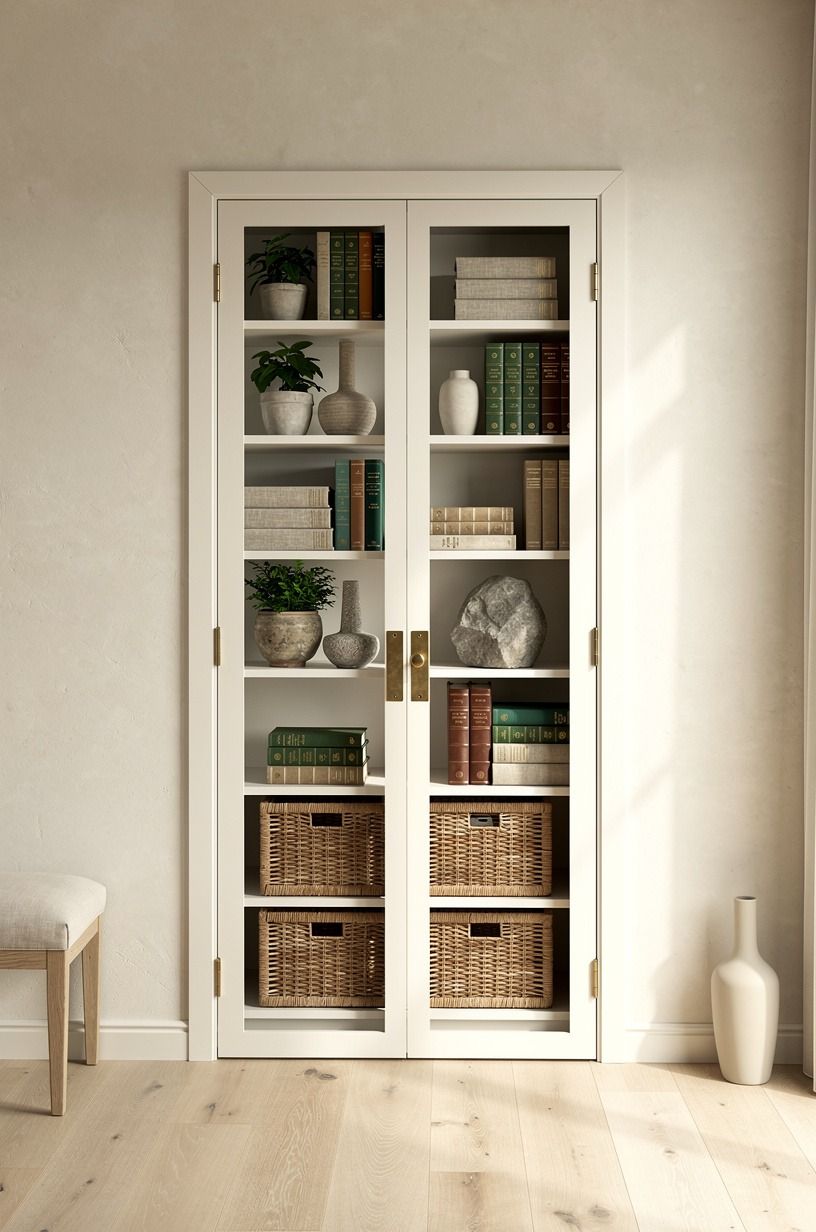 Wrap the jamb with matching shelf returns