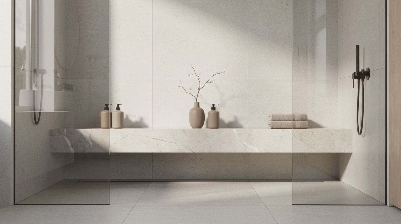 11 Shower Ledge Shelf Ideas That Make Any Bathroom Feel Twice as Polished
