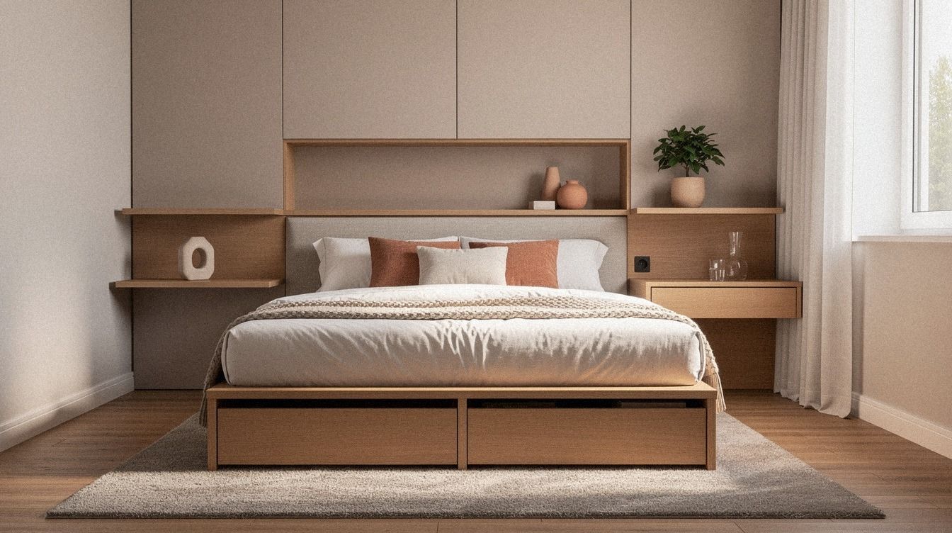 11 Small Bedroom Storage Ideas That Don't Actually Eat the Floor