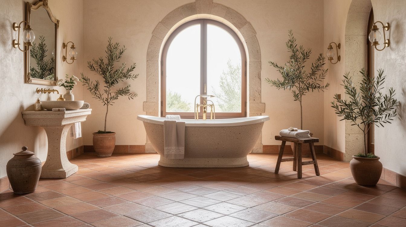 15 Tuscan & Italian Bathroom Ideas for Old-World Warmth Without Renovating