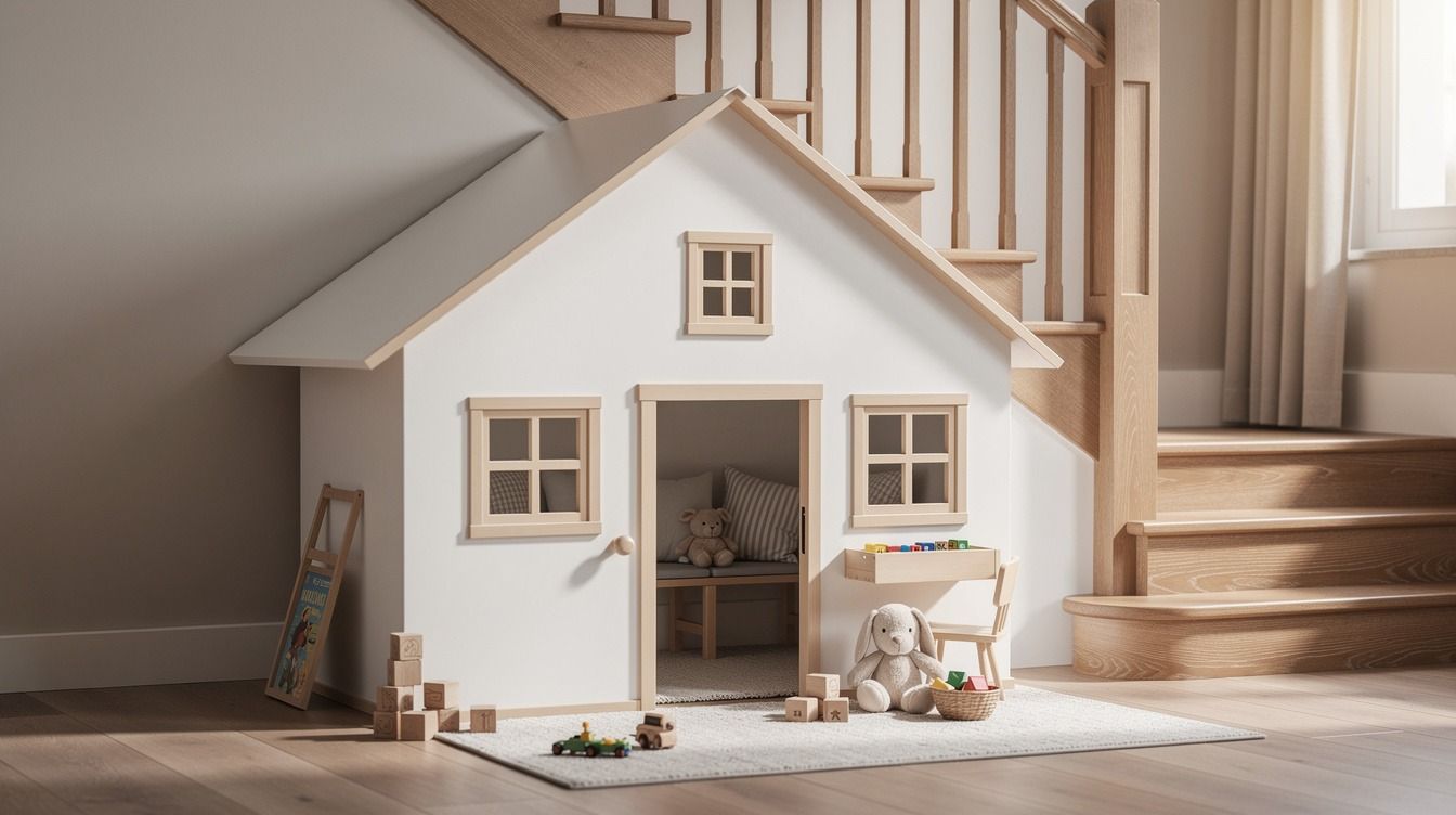 Easy Under-Stairs Playroom Ideas to Turn Dead Space Into Magic