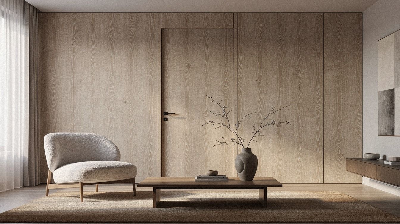 How to Make a Wood Hidden Door Disappear Into a Warm Wall